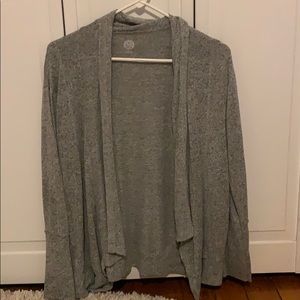 Gray cardigan